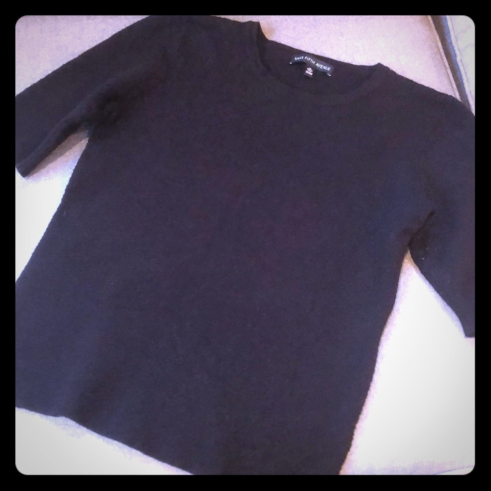 Saks Fifth Ave shell - lux black